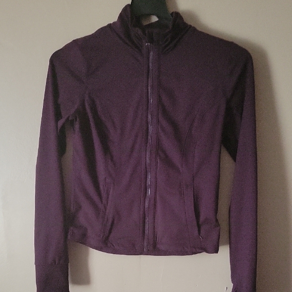 90 Degree By Reflex Jackets & Blazers - 90 Degree By Reflex Women's Deep Purple Utility Jacket